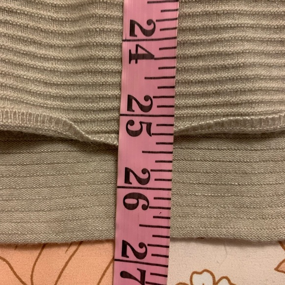 Tribal Women's Cowl Neck Sweater - Light Oatmeal Cream color size large euc - Picture 5 of 6